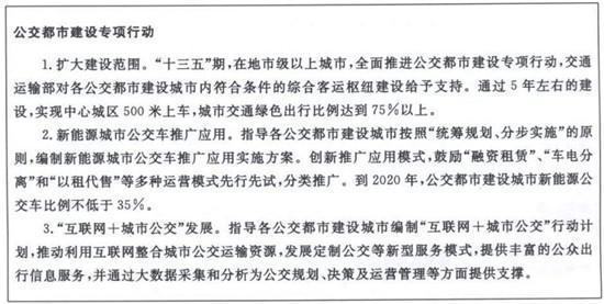 通過開展公交都市建設(shè)，各地優(yōu)先發(fā)展城市公交的政策體系進(jìn)一步完善，城市公交基礎(chǔ)設(shè)、運(yùn)營保障能力和服務(wù)水平穩(wěn)步提升，并形成了一批可復(fù)制、可推廣的典型案例。