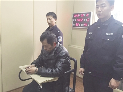 審訊時，犯罪嫌疑人后悔不已。