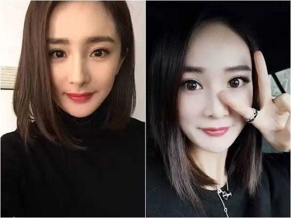 楊冪穿個迷彩，妹紙也要來個擺拍......