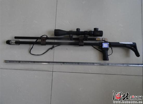 圖為警方查獲得非法槍支。警方供圖